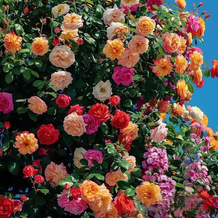 Escalando Videira Sementes de Flores de Rosa - Lemon Express