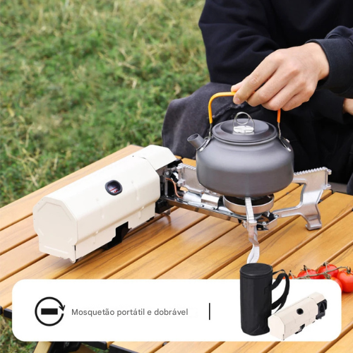 Fogão a Gás para Acampamento 2600W Portátil - Lemon Express