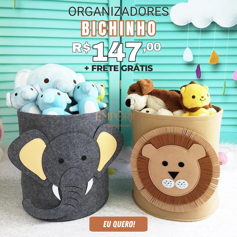 Bichinhos Organizadores - Frete Grátis - Lemon Express