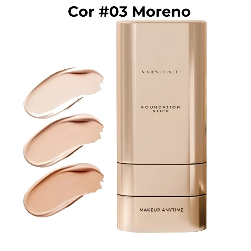 Corretivo Base Stick Coreano 2 em 1 – Cobertura Perfeita 100% e Natural - Lemon Express