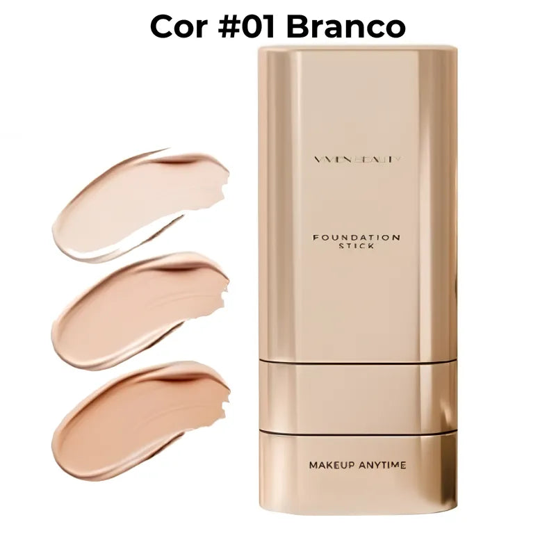 Corretivo Base Stick Coreano 2 em 1 – Cobertura Perfeita 100% e Natural - Lemon Express