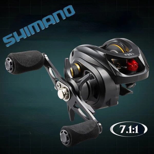 Carretilha Shimano 7.1:1 para Água Doce e Salgada + Luva de Brinde - Lemon Express