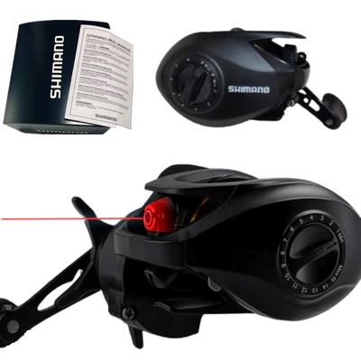 Carretilha Shimano 7.1:1 para Água Doce e Salgada + Luva de Brinde - Lemon Express