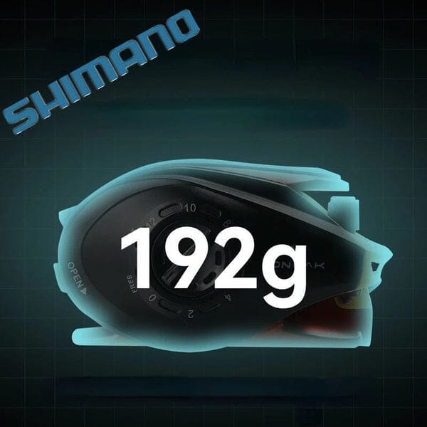 Carretilha Shimano 7.1:1 para Água Doce e Salgada + Luva de Brinde - Lemon Express