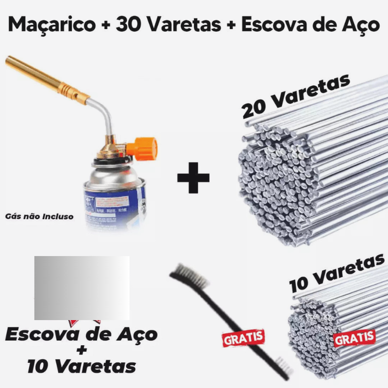Kit Completo de Solda Profissional + Brindes Exclusivos - Lemon Express